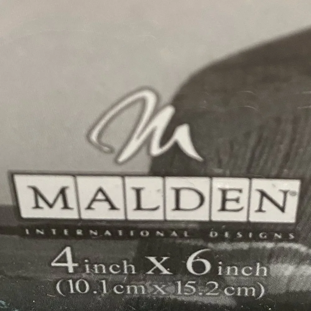 Malden 4x6 Picture Frame Grandkids Keep Us Young At Heart Metal Wood Black Base